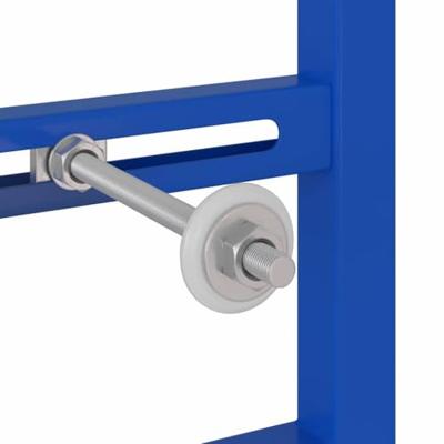 VidaXL Badkamer muursteun blauw 50 x 3 x 112 cm VidaXL Badkamer muursteun blauw 50 x 3 x 112 cm