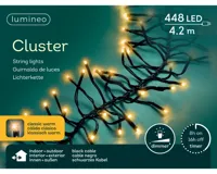 Clusterverlichting led 448 lampjes klassiek warm - thumbnail