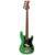 Fazley Outlaw Series Peacemaker Plus Green elektrische basgitaar met gigbag - thumbnail