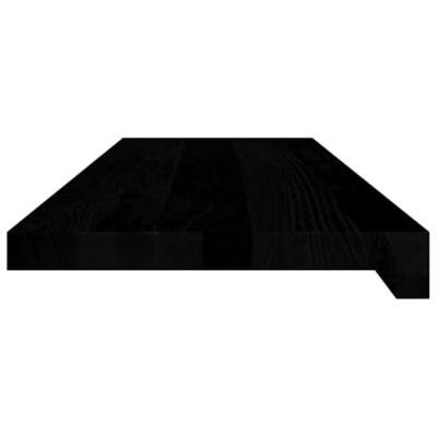 VidaXL Traptreden 2 st 80x25x2 cm massief eikenhout donkerbruin