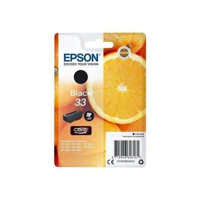 Epson Inktcartridge 33 Origineel Zwart C 13 T 33314012 Epson Inktcartridge 33 Origineel Zwart C 13 T 33314012