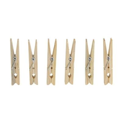 Wasknijpers Jumbo hout set à 20