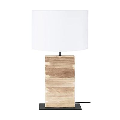 Stars of Light TafellampContessore recht hout met wit - 39917