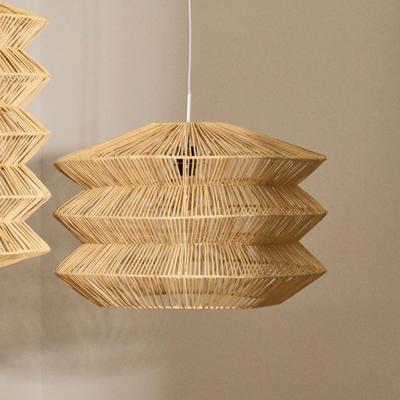 Kave Home Lampenkap 'Dakit' Rotan, 60cm