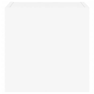 Tv-wandmeubel met LED-verlichting 100x35x30 cm wit Tv-wandmeubel met LED-verlichting 100x35x30 cm wit