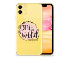Apple iPhone 11 Telefoonhoesje met Naam Boho Stay Wild - thumbnail