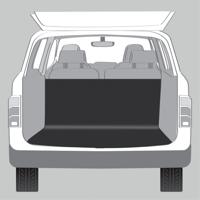 Trixie autodeken kofferbak zwart - thumbnail