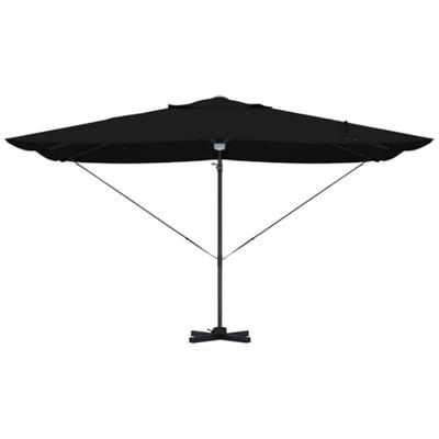 VidaXL Parasol zwart 351 x 250 x 253 cm polyester en aluminium