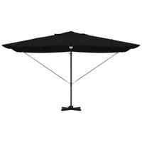 VidaXL Parasol zwart 351 x 250 x 253 cm polyester en aluminium - thumbnail