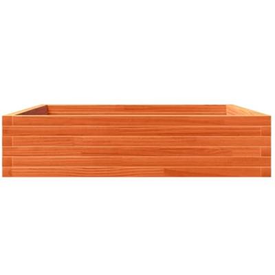 Plantenbak 100x100x23 cm massief grenenhout wasbruin Plantenbak 100x100x23 cm massief grenenhout wasbruin