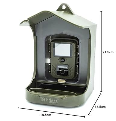 Technaxx TX-165 Wildcamera Geluidsopnames, Black LEDs, Incl. klemhouder Groen