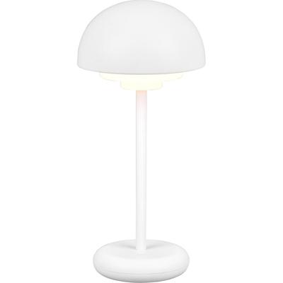 LED Tafellamp Oplaadbaar - 2W Warm Wit 3000K - IP44 - Dimbaar Mat Wit