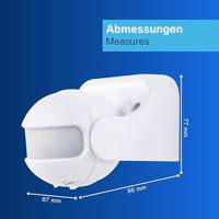 No4008297153177 Bewegingsmelder Compleet Wit 1 stuk(s) - thumbnail
