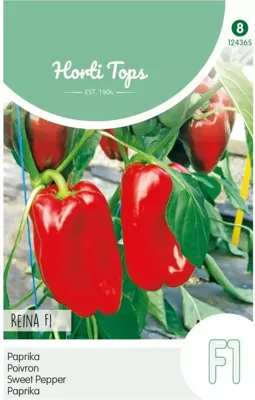 Zaden Paprika Reina F1 Hortitops - Hortitops