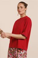 Studio Anneloes Fiore T-shirt 13686 T-shirt Korte Mouw 4000 Ruby Red - thumbnail