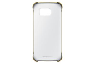 Galaxy S6 Edge Clear Cover goud EF-QG925BFEGWW