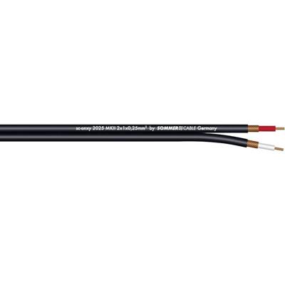 Sommer Cable 320-0101 Instrumentkabel 1 x 2 x 0.25 mm² Zwart per meter Sommer Cable 320-0101 Instrumentkabel 1 x 2 x 0.25 mm² Zwart per meter