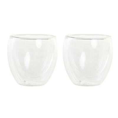 Glazenset DKD Home Decor Transparant Kristal Borosilicaatglas 100 ml 2 Onderdelen Glazenset DKD Home Decor Transparant Kristal Borosilicaatglas 100 ml 2 Onderdelen