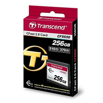 Transcend CFX650 CFast-kaart 256 GB