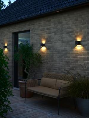 Nordlux Vierkante opbouwspotMilda zwart - 2418331003