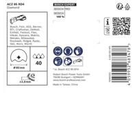 Bosch Accessoires EXPERT ACZ 85 RD4-Segmentzaagblad voor mortel | 85 mm | 10 stuks - 2608902058 - thumbnail