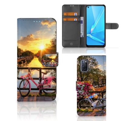 OPPO A72 | OPPO A52 | Flip Cover | Amsterdamse Grachten | Portemonnee hoesje