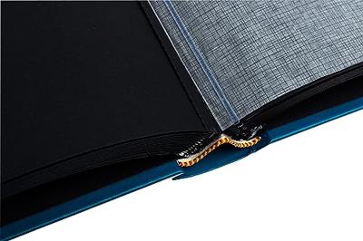 Fotoalbum Exacompta 29x32cm 60 zwarte pagina's Néo Déco blauw