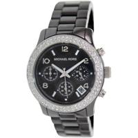 Michael Kors dameshorloge MK5162 zwarte Cermica chronograaf - thumbnail