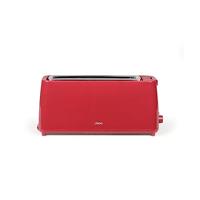 Broodrooster met lange sleuf - LIVOO - DOD168RC - 900 W - Verstelbare thermostaat: 7 standen - Rood - thumbnail