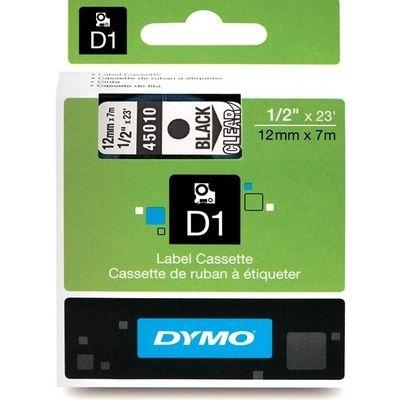 Labeltape dymo labelmanager d1 polyester 12mm trns