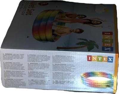 Intex opblaasbaar zwembad rainbow ombre - thumbnail