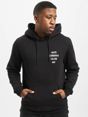 DEF / Hoody Anti Corona in zwart DEF / Hoody Anti Corona in zwart