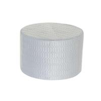 Voetensteun DKD Home Decor Polyester Hemelsblauw Spons Hout MDF (55 x 55 x 35 cm) - thumbnail