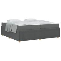 Bedframe Anders Donkergrijs 200 x 200 cm Stof - thumbnail
