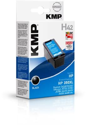 KMP Inktcartridge vervangt HP 350XL, CB336EE Compatibel Zwart H42 1706,4350 KMP Inktcartridge vervangt HP 350XL, CB336EE Compatibel Zwart H42 1706,4350