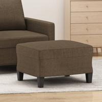 Voetenbank 60x50x41 cm stof bruin - thumbnail