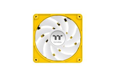 Thermaltake CT120 EX Reverse ARGB Sync PC Cooling Fan Bumblebee 3 Pack PC-ventilator Geel (b x h x d) 120 x 120 x 25 mm