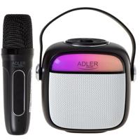 Adler AD 1199 zwarte karaokeluidspreker met microfoon - SD/USB/AUX/Bluetooth - thumbnail