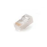 Afgeschermde modulaire RJ45 stekker, 8P8C, 50 stuks - thumbnail