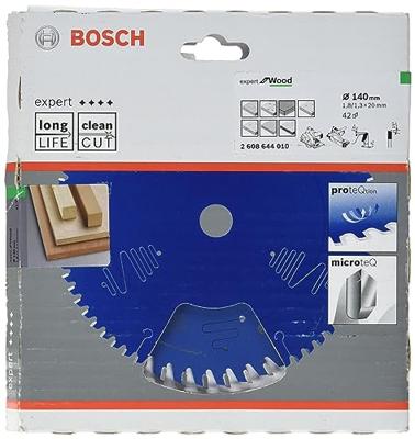 Bosch Accessoires Cirkelzaagblad expert for Wood 140x20x1.8/1.3x42 T - 2608644010