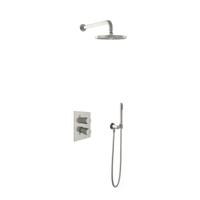 Hotbath Get Together IBS2AGN inbouwdouche geborsteld nikkel - thumbnail