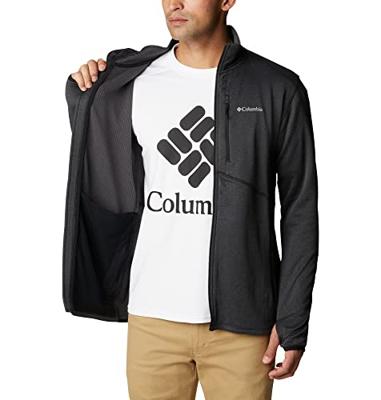 Columbia Park VI ew Full Zip Heren Fleece Black Heather XXL