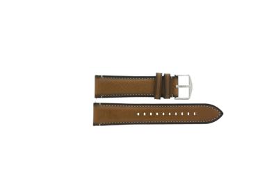 Horlogeband Fossil FS5963 / ME3234 Leder Bruin 22mm Horlogeband Fossil FS5963 / ME3234 Leder Bruin 22mm