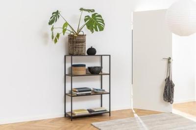 Boekenkast Jaxx - eikenkleur - 114x77x35 cm - Leen Bakker