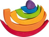 Goki houten puzzel oculus, 11st. - thumbnail