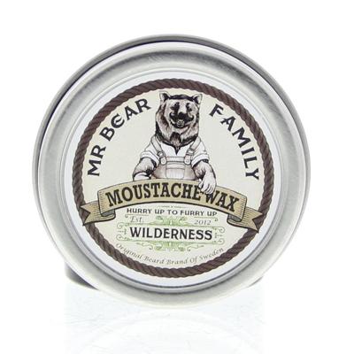 Mr Bear Family Beard Care Moustache Wax Wilderness 30ml