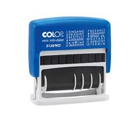 Colop mini info-dater S120/WD Datumstempel 47 x 4 mm (bxh) Blauw, Grijs - thumbnail