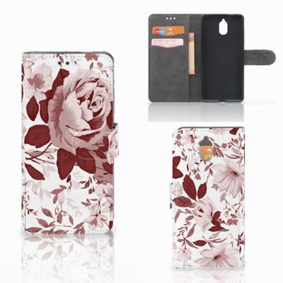 Hoesje Nokia 3.1 (2018) Watercolor Flowers Hoesje Nokia 3.1 (2018) Watercolor Flowers