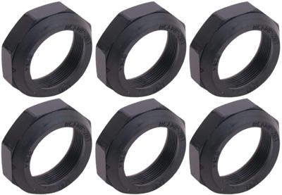 Bofix balhoofdbovenmoer zwart 6 stuks 1 1/8 295741