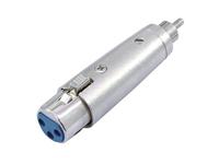 Omnitronic 30226560 XLR Adapter [1x Cinch-stekker - 1x XLR-bus 3-polig] - thumbnail